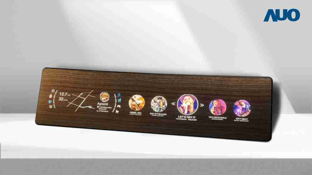 龙门国际研发全球最高穿透度达80%的AmLED木纹显示器，，，可于使用时呈现高亮度、、、清晰可见的信息，，，，并在不使用时回归为单纯的饰板，，节能兼具美观